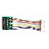 DCC Decoder Harness -- T-1`-21 JST 9-Pin to NEM21 Socket - 1` 2.54cm Wires, All Scales, Train Control Systems 1352
