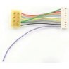 DCC Decoder Harness -- T-1` NMRA 8-Pin Plug, 1` 2.54cm Wires T Series Harness, All Scales, Train Control Systems 1359
