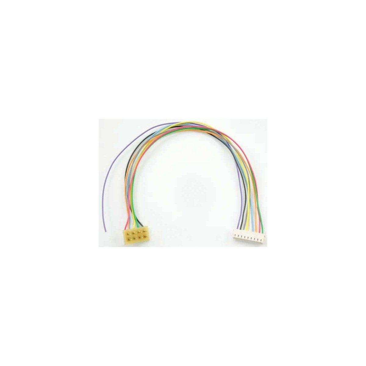 DCC Decoder Harness -- T-5` NMRA 8-Pin Plug, 5` 12.7cm Wires T Series Harness, All Scales, Train Control Systems 1363