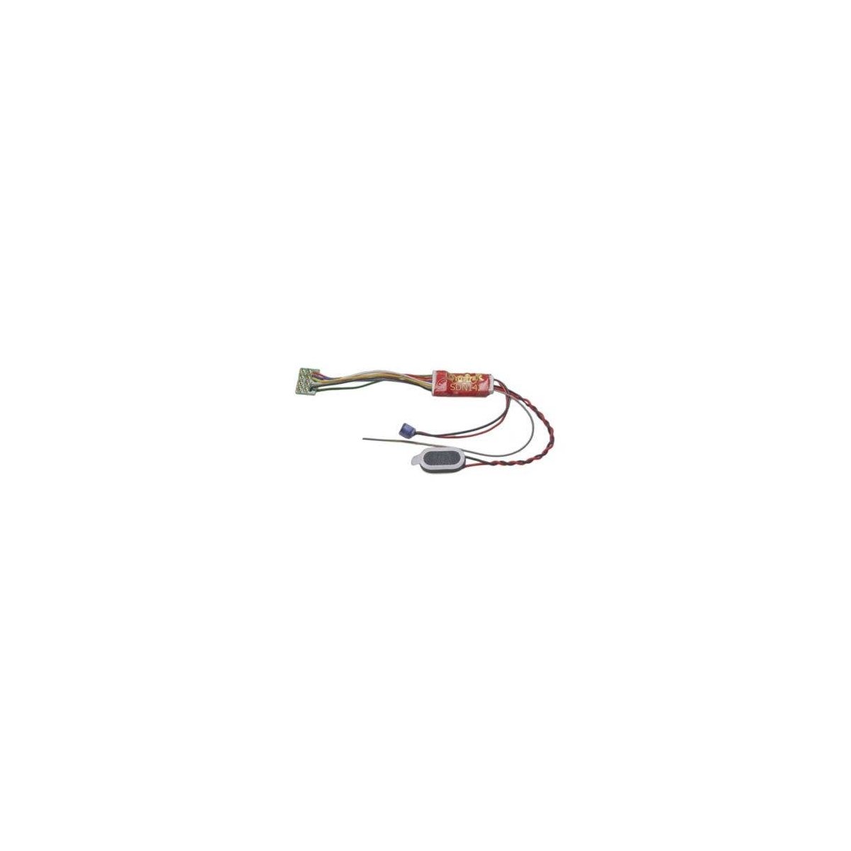 SDN147PS Sound and Control Decoder -- Easy-Connect 8-Pin Harness, 2 Steam & Diesel Sounds - Replaces , N, Digitrax SDN147PS