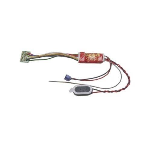 SDN147PS Sound and Control Decoder -- Easy-Connect 8-Pin Harness, 2 Steam & Diesel Sounds - Replaces , N, Digitrax SDN147PS