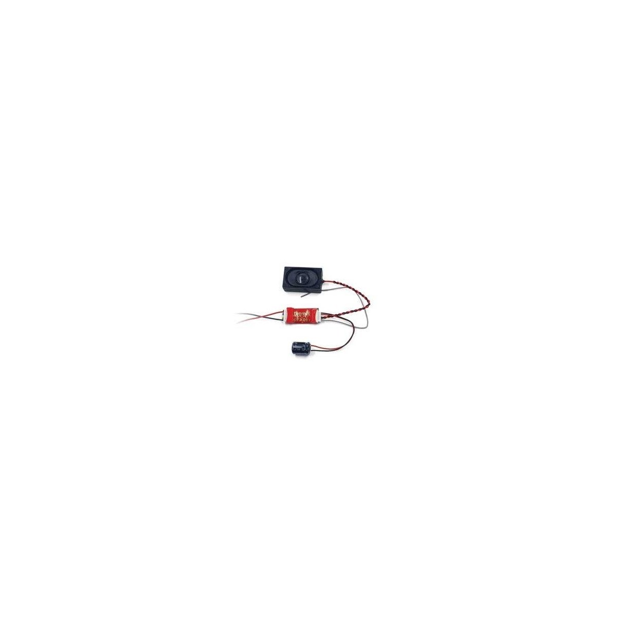 SFX007 Plug N` Play Sound-Only Decoder - SoundFX -- With 5/8 x 1 x 3/8` 16 x 26 x 9mm Box Spe, All Scales, Digitrax SFX007