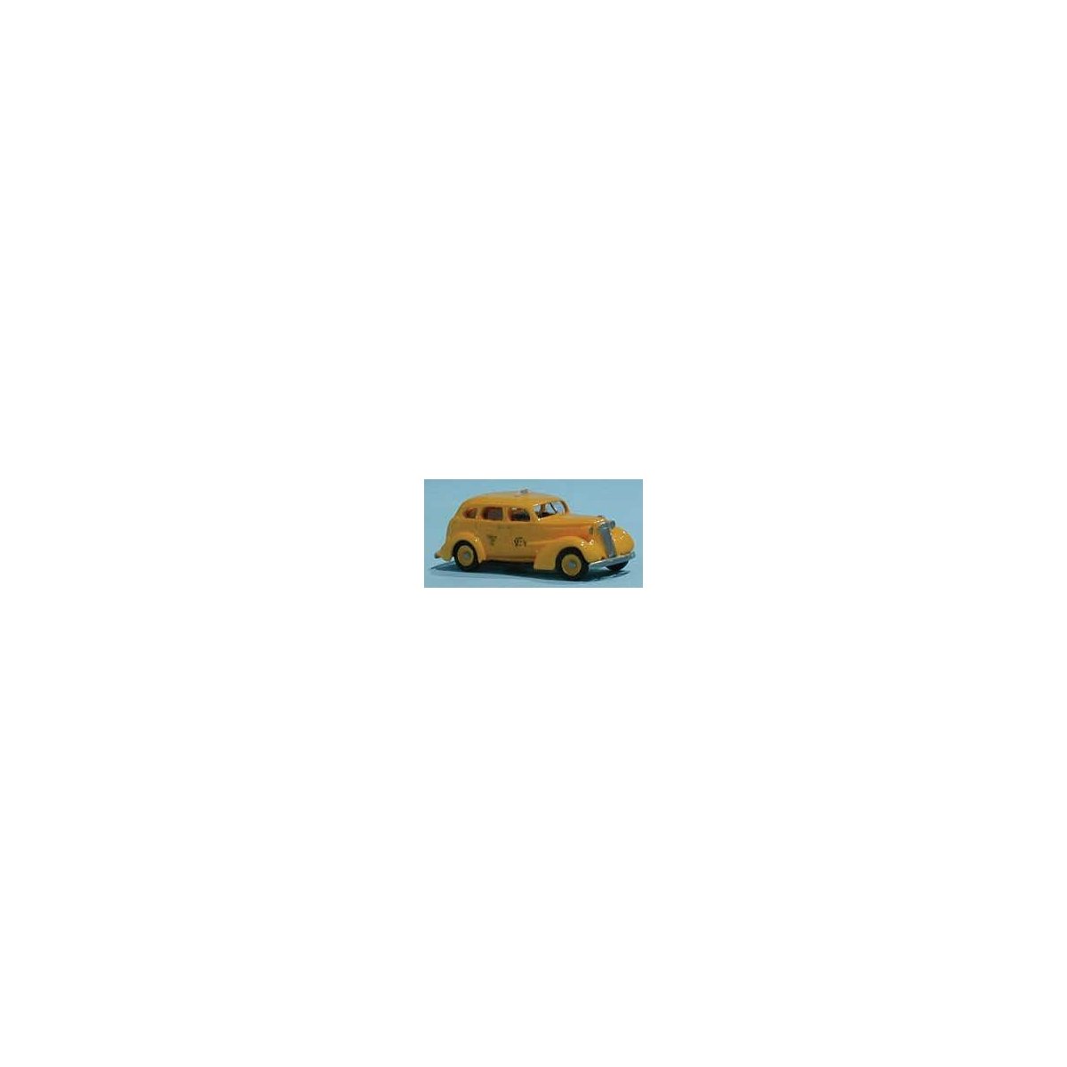 1937 Yellow Taxi - Resin Kit -- Undecorated, HO, SYLVAN SCALE MODELS V044