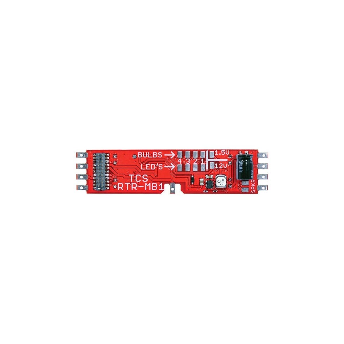 RTR-MB1 Replacement Motherboard w/KA2 Keep Alive -- Fits Athearn Ready-To-Roll Diesel Locos, HO, Train Control Systems 1615