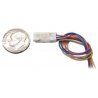 DZ126T Tiny Series 6 Control Decoder -- 2 Functions, Wired, .55 x .28 x .128′ 14 x 7.13 x 3.2, All Scales, Digitrax DZ126T