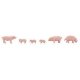 Pigs -- pkg(6), HO, Faller Gmbh 151910