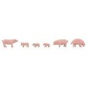 Pigs -- pkg(6), HO, Faller Gmbh 151910