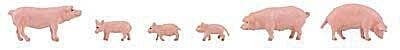 Pigs -- pkg(6), HO, Faller Gmbh 151910