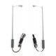 LED Streetlight 2-Pack -- Tear Drop Style, HO, Walthers SceneMaster 4803