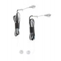 LED Wall-Mount Light 2-Pack -- Modern Short Arm Style, HO, Walthers SceneMaster 4804