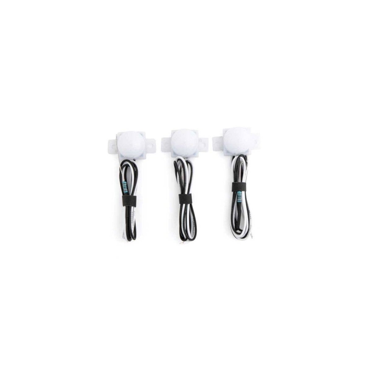 LED Dome Building Light 3-Pack -- Natural White, All Scales, Walthers SceneMaster 4871