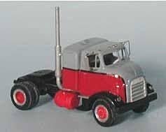 1954-1959 GMC Cannonball Single-Axle Tractor Only with Sleeper Cab - Resin Kit -- Undecorated, HO, SYLVAN SCALE MODELS V055