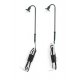 LED Streetlight 2-Pack -- Station Platform Light, HO, Walthers SceneMaster 4801
