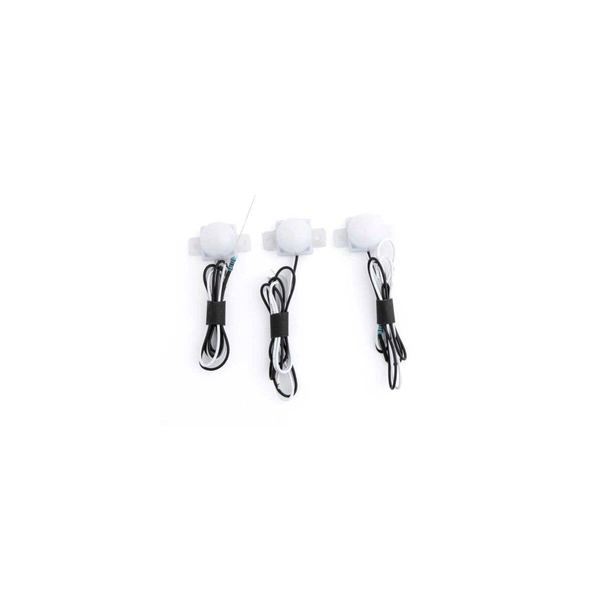 LED Dome Building Light 3-Pack -- Warm White, All Scales, Walthers SceneMaster 4870
