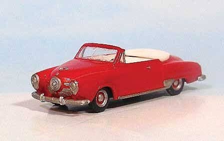 1951 Studebaker Convertible - Resin Kit -- Undecorated, HO, SYLVAN SCALE MODELS V128
