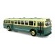 1940s-1950s ACF Brill CD-44 Transit Bus - Assembled -- Chicago Surface Lines (white, green, orange), HO, Iconic Replicas 870370