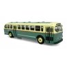 1940s-1950s ACF Brill CD-44 Transit Bus - Assembled -- Chicago Surface Lines (white, green, orange), HO, Iconic Replicas 870370