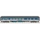 Pullman Heavyweight Plan 3973 10-1-1 Sleeper - Ready to Run -- Louisville & Nashville Chief Comcomly (Georgian, blue, silver, gr