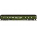 Pullman Heavyweight Plan 3973 10-1-1 Sleeper - Ready to Run -- Atlantic Coast Line La Boheme (green, black), HO, Atlas Model Rai