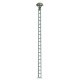 Mushroom-Top Platform Light with Lattice Mast -- Yellow Light, 4-3/16′ 10.6cm Tall, HO, Busch Gmbh & Co Kg 4114