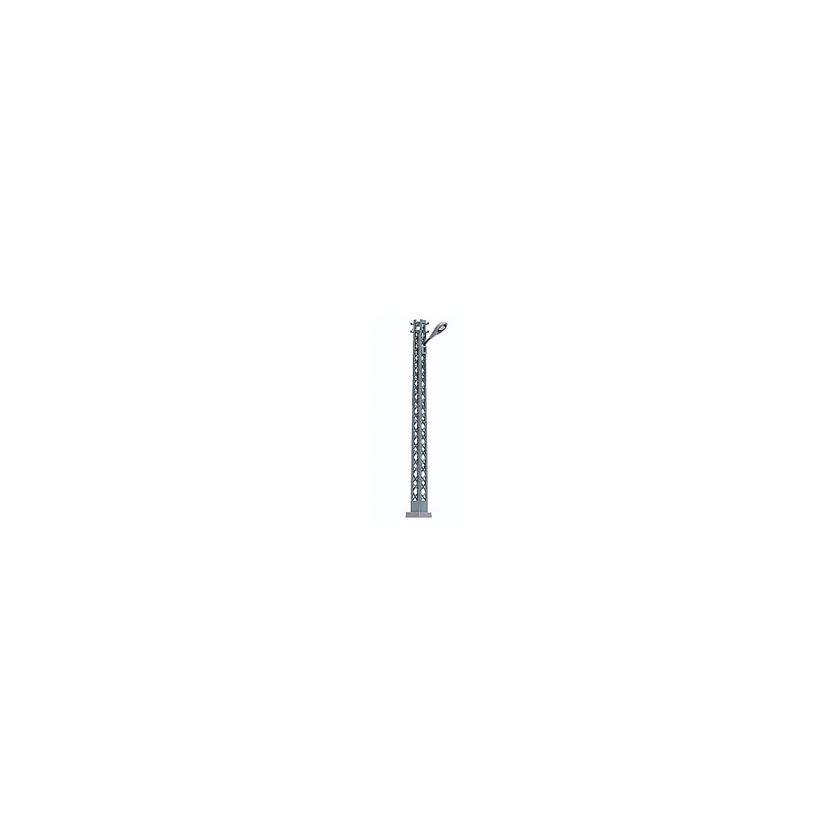 Lattice-Mast Industrial Lamp -- With Teardrop Light Housing (silver), HO, Busch Gmbh & Co Kg 4131