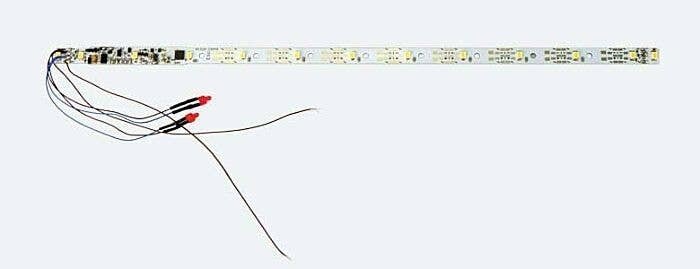 Interior Light Bar with DCC Decoder -- Yelllow LEDs, 10-3/8′ 26.4cm Max Length (Can be C, All Scales, LokSound By ESU 50719
