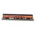 85′ Smooth-Side Coach w/Lights - Ready to Run -- Southern Pacific 2463 (Daylight, orange, red, black), HO, Bachmann Industries