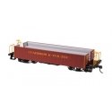 Wood Gondola-Style Excursion Car - Ready to Run - Spectrum(R) -- Cumbres & Toltec (Boxcar Red), On30, Bachmann Industries 26031