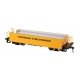 Wood Gondola-Style Excursion Car - Ready to Run - Spectrum(R) -- Durango & Silverton (yellow), On30, Bachmann Industries 26032