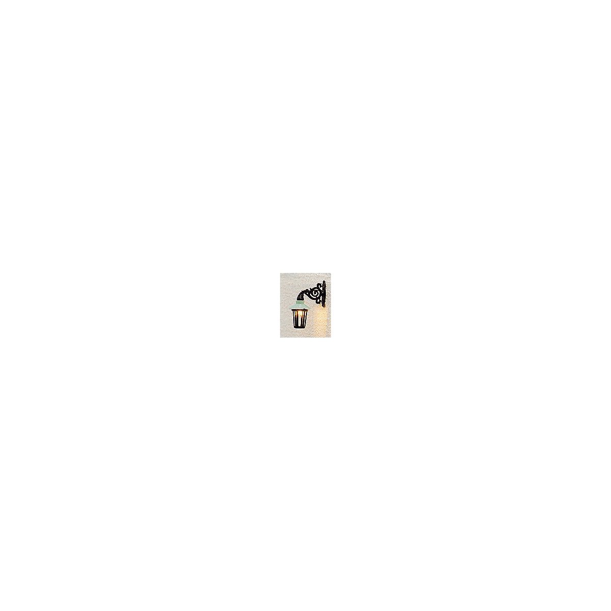Wall-Mounted Light -- Hanging Wall Lantern, HO, Brawa Modellspielwaren 5352