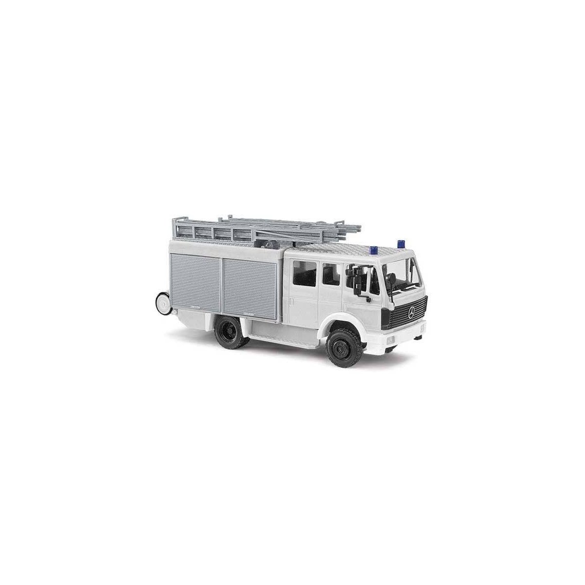1994 Mercedes-Benz MK 1224 Fire Truck - Kit -- Undecorated, HO, Busch Gmbh & Co Kg 60271