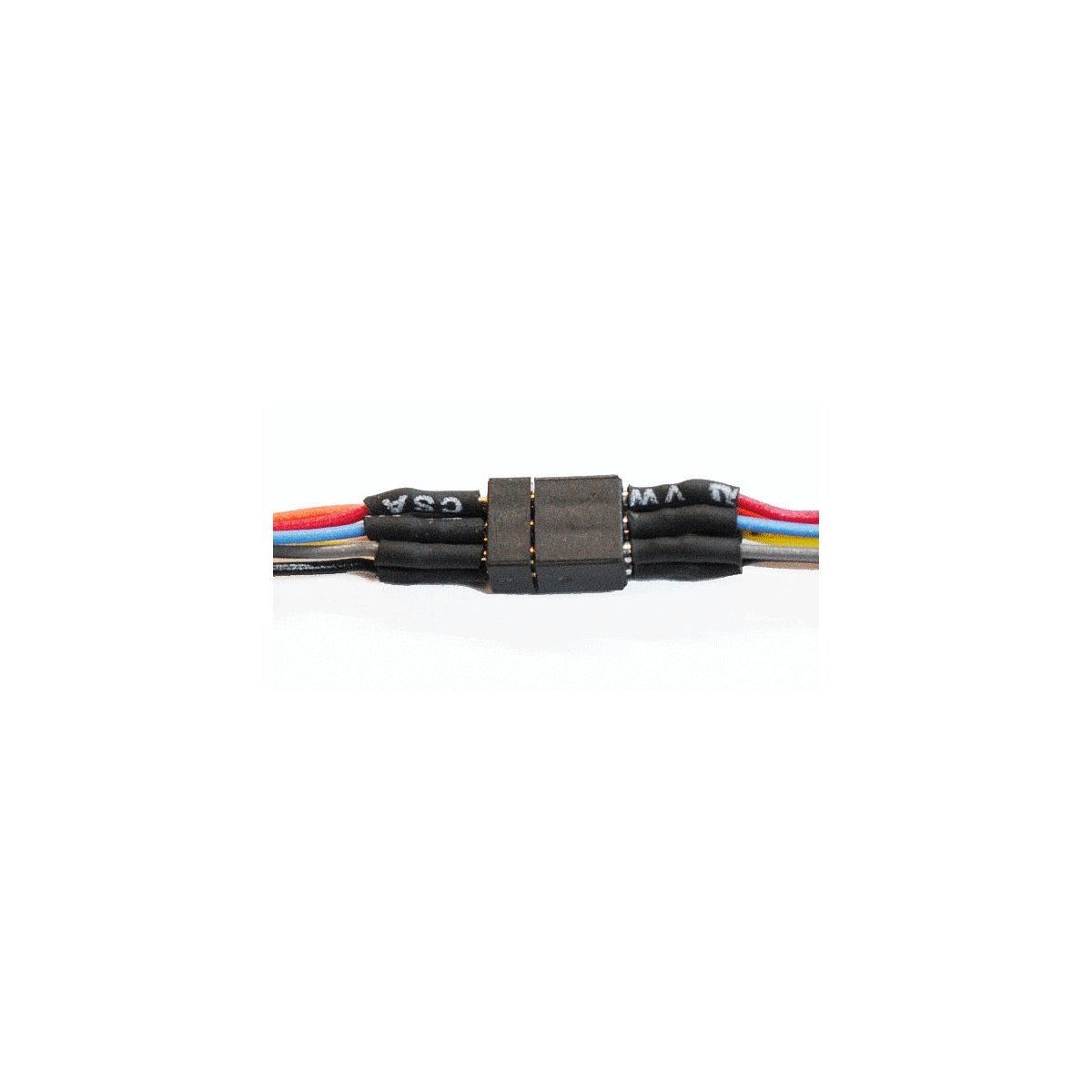 Mini Connector Set (1 Male, 1 Female) -- 6-Pin 2 x 3 Array Set .165 x .119 x .465′ , All Scales, Train Control Systems 1411