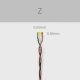 `Z` LED 7-19V AC/DC w/8` Wires 5-Pack -- Cool White, All Scales, Evan Designs UZ1