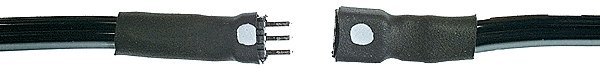 Micro Mini Connectors -- 3-Pin 12′ Flexible Leads 1 Set, All Scales, Miniatronics Corp. 5000301