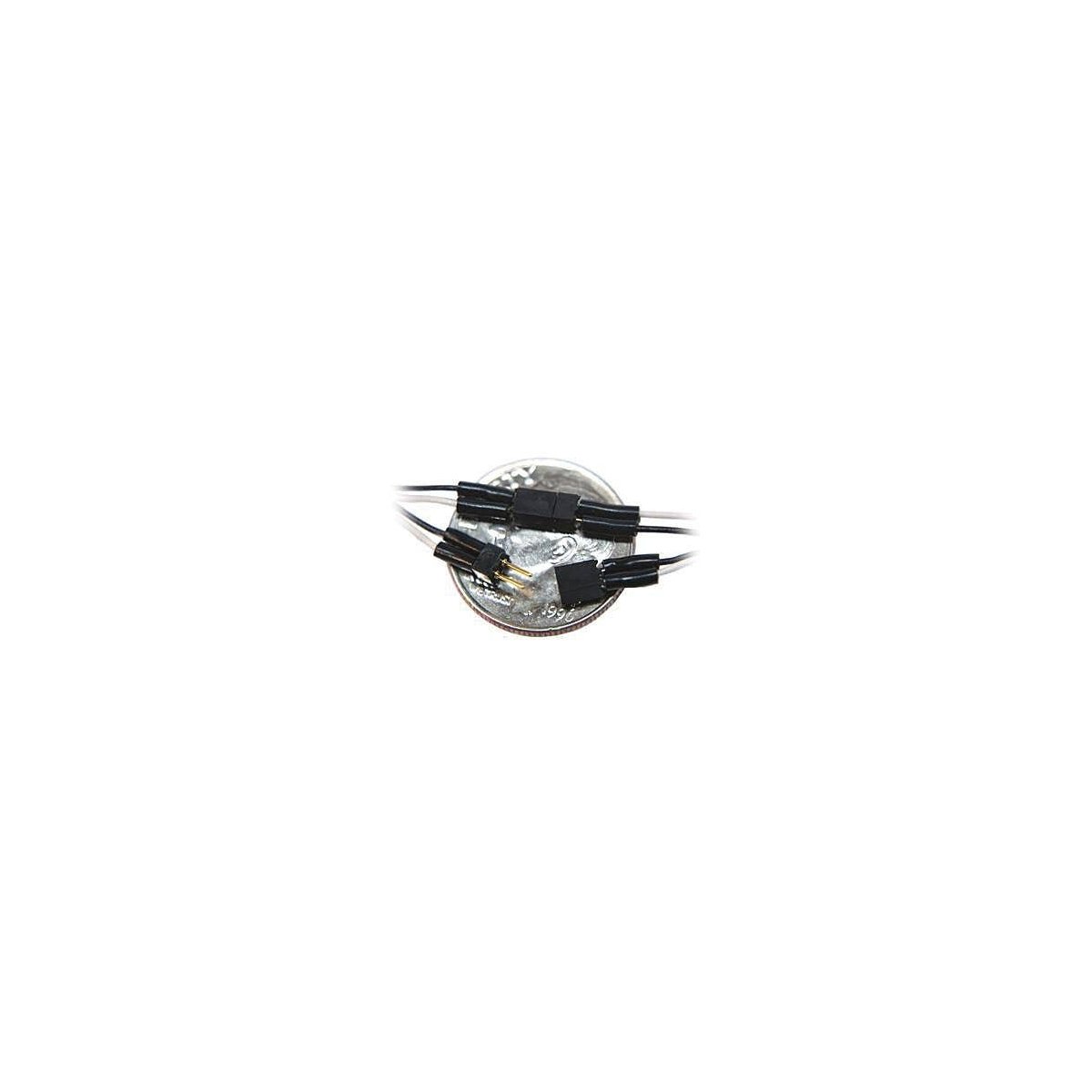 2-Pin Mini Connector -- With 6` 15.2cm Purple Wires .12 x .085 x .243`, All Scales, Train Control Systems 1521