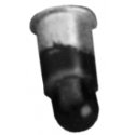 Push-In Bulb -- For Marklin, 19V, 50mA (red), All Scales, Brawa Modellspielwaren 3341