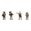 Soldiers with Baggage pkg(4), HO, Faller Gmbh 151753