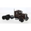 1955 Peterbilt 281 Semi Tractor Only - Assembled -- Brown, HO, Brekina Automodelle 85752