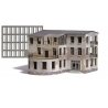 Abandoned Sanatorium -- Laser-Cut Kit - 8-1/4 x 8-1/4 x 5-3/8′ 21 x 21 x 13.7cm, HO, Busch Gmbh & Co Kg 1945
