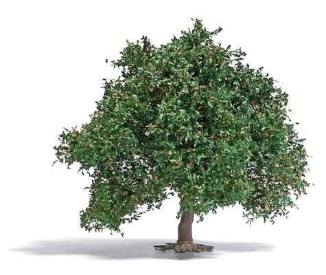 Oak Tree -- Late Summer 3-3/4′ 9.5cm Tall, HO, Busch Gmbh & Co Kg 3663