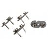 9-Volt Battery Clip pkg(4), All Scales, Ngineering N33014