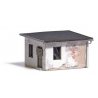 Old Gatekeeper`s Hut -- Laser-Cut Kit - 3-9/16 x 3-3/8 x 4-1/8` 5.9 x 5.2 x 5.5cm, HO, Busch Gmbh & Co Kg 1952