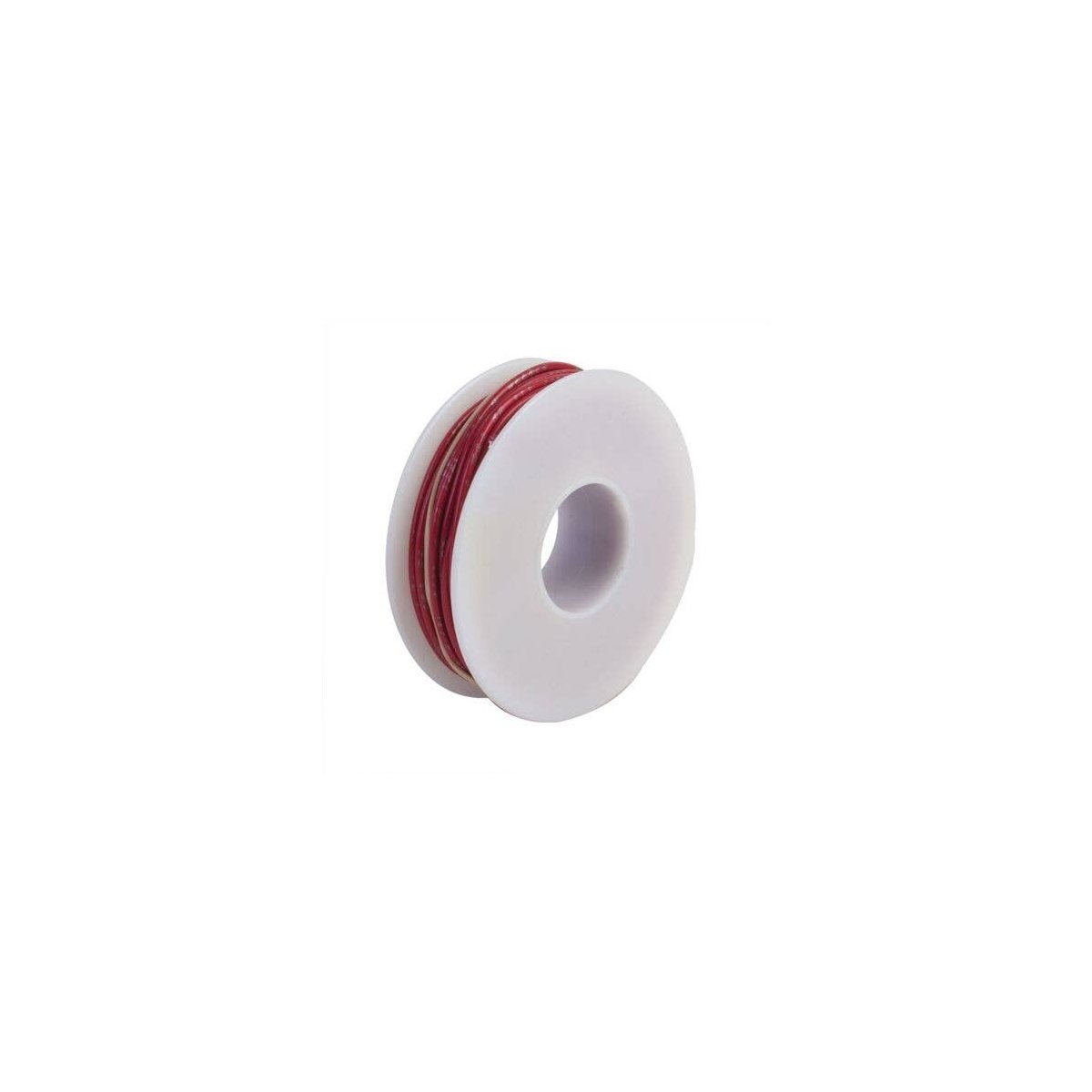 20 Gauge 1-Conductor Hookup Wire -- 48′ (red), All Scales, Wire Works 120100402