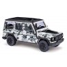 1990 Mercedes-Benz G-Klasse SUV - Assembled -- Crazy in Gray (gray camouflage), HO, Busch Gmbh & Co Kg 51423