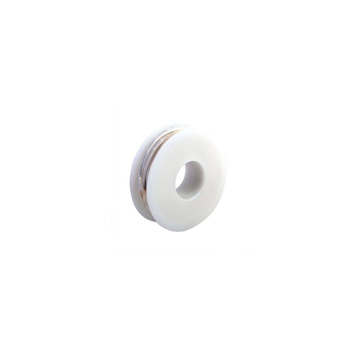 One-Conductor Hookup Wire - 18 Gauge - 30′ 9.1m -- White, All Scales, Wire Works 118160309