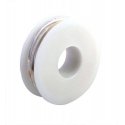 One-Conductor Hookup Wire - 18 Gauge - 30′ 9.1m -- White, All Scales, Wire Works 118160309