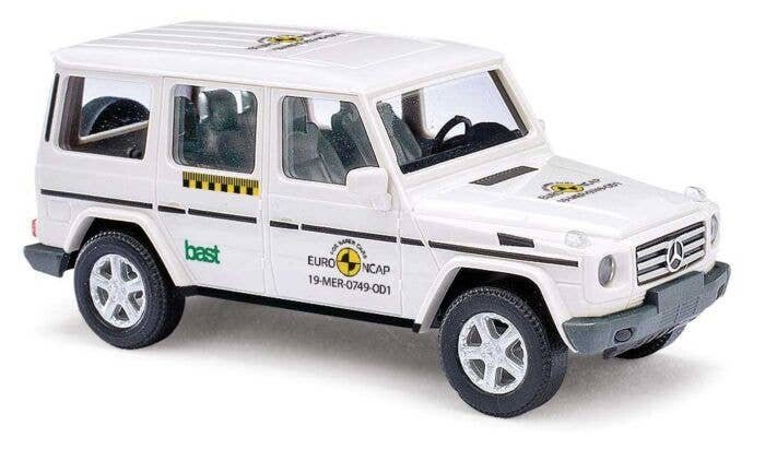 2008 Mercedes-Benz G-Klasse SUV - Assembled -- Crash Test Markings (white), HO, Busch Gmbh & Co Kg 51470