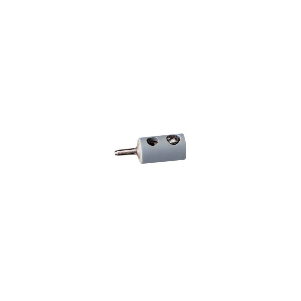 Round Plugs w/Crossover Hole -- Gray, All Scales, Brawa Modellspielwaren 3057