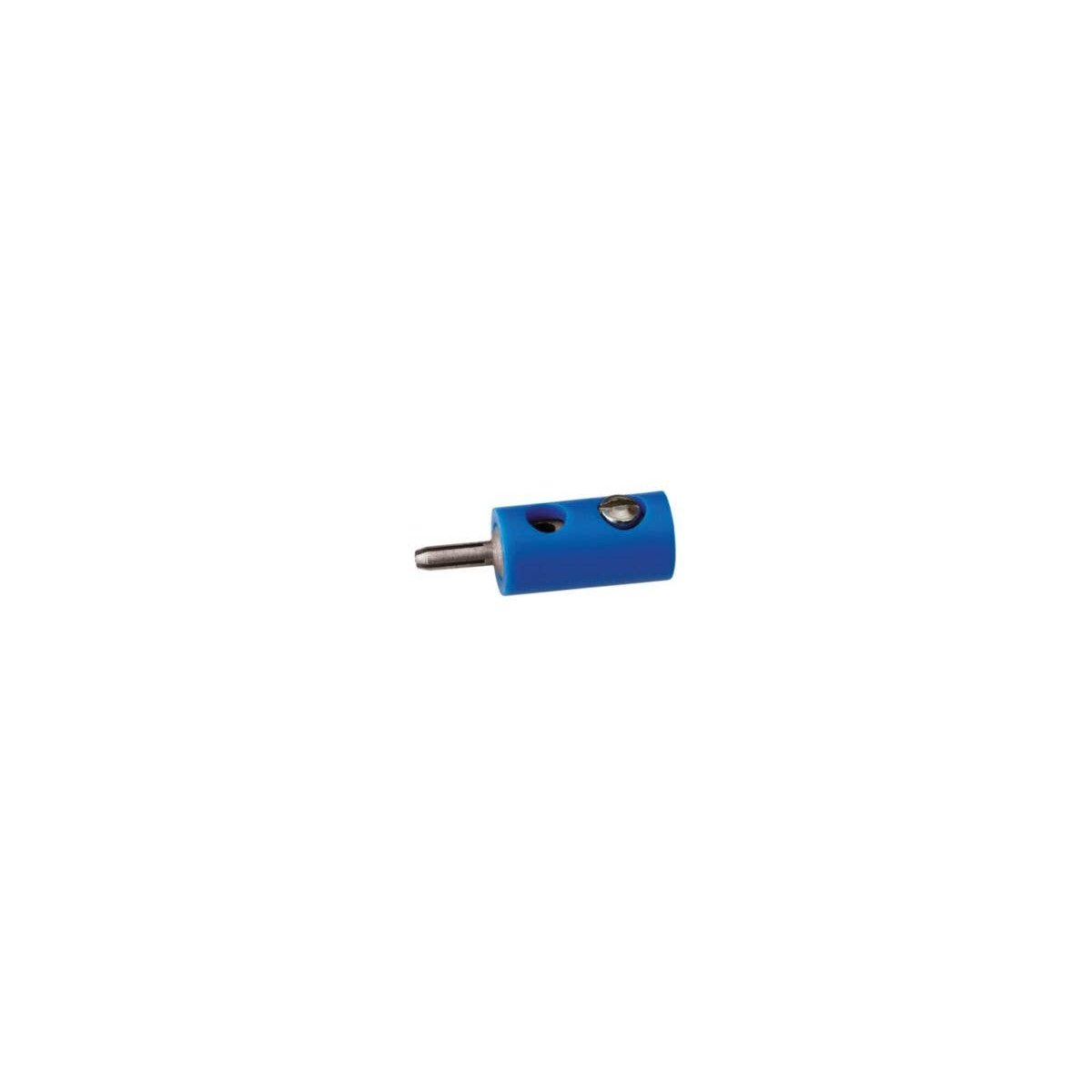 Round Plugs w/Crossover Hole -- Blue, All Scales, Brawa Modellspielwaren 3055