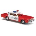 1976 Dodge Monaco 4-Door Sedan - Assembled -- Sheriff (red, white), HO, Busch Gmbh & Co Kg 46617